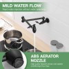 Traditional Wall Mount Swing Arm Folding Pot Filler Kitchen FaucetSurface