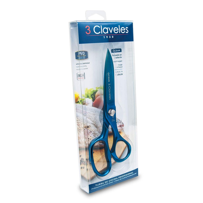 3 Claveles Ocean 00448 Kitchen Scissors 20 cm - 8