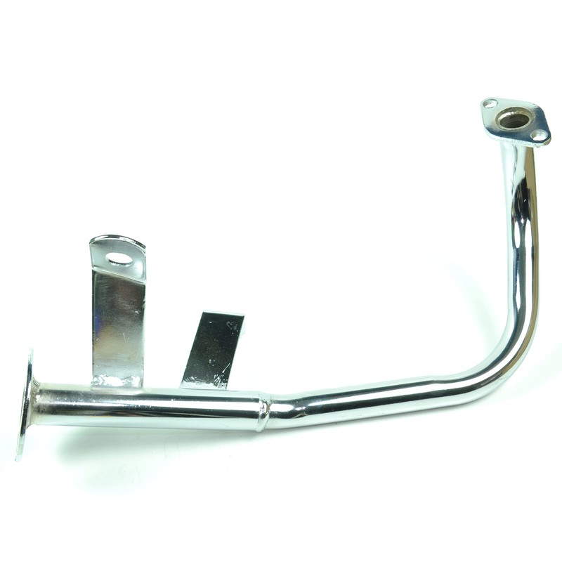 High Performance Chrome Exhaust Pipe Gy6-50 Qmb139 49cc Chinese Scooter