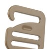 WarmHeartting 2pcs Metal Heavy Duty G-Hook Flat Steel Hanging Buckles