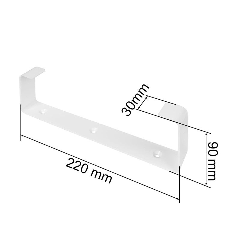 Vent Systems 4 Pack 220 x 90mm Plastic Wall Mount