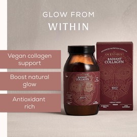 Ancient + Brave Ancient + Brave - Radiant Collagyn for Beauty 200 Grams - Vegan Collagen Powder with Chicory Root - Plant Based Supplement for Hair, Skin & Nails - Non-GMO, Paleo & Keto