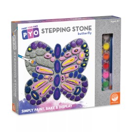 MindWare New - MindWare Paint Your Own Stepping Stone - Butterfly - Ages 8+ | 1 player