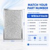 Hedday WB06X10608 Microwave Grease Filter Replacement 5.12 x 7.64 ",