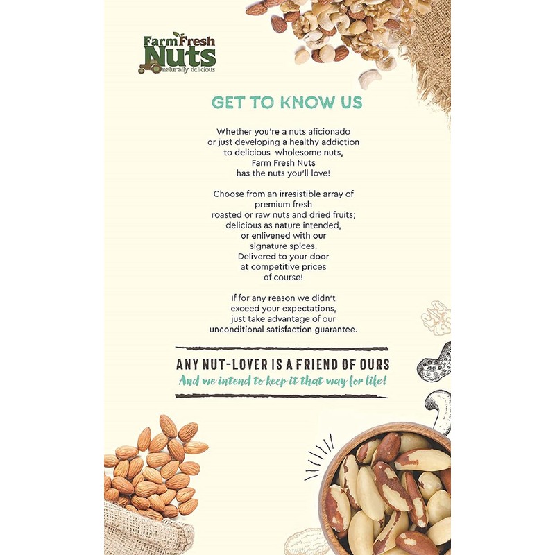 Deluxe Mixed Nuts Raw Natural Unsalted (No Shell) - Compares