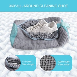 Shoe Washing Bags, Shoes Laundry Machine Bag, Portable Reusable Shoe Cleaning Bag, Wrap-Around Washer and Dryer Zipper Storage Bag for All Types of Shoes