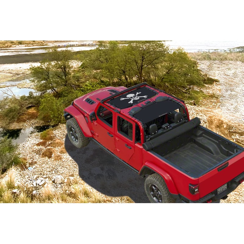 Shadeidea JT Sun Shade Top Compatible with Jeep Gladiator Top