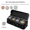 ZNDAW Bling Coin Holder for Car, Rhinestone Crystal Car Coin