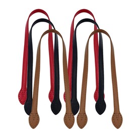 SUPVOX 6pcs Leather Purse Handles Totebag Straps Replacement Handbag Handle for DIY Handbag Purse Making Accessories