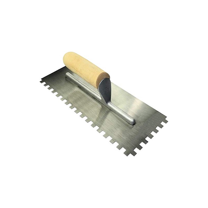 AERZETIX - C45929-8mm Tooth Straightener/Trowel/Notched Spatula for Tiles - Tools/Hand