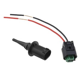 EMSea Outside Ambient Air Temperature Sensor and Plug Wire Connector Pigtail for A B C E G GL Class CLK CLS Replaces 0005428418 0075421318 80733054280
