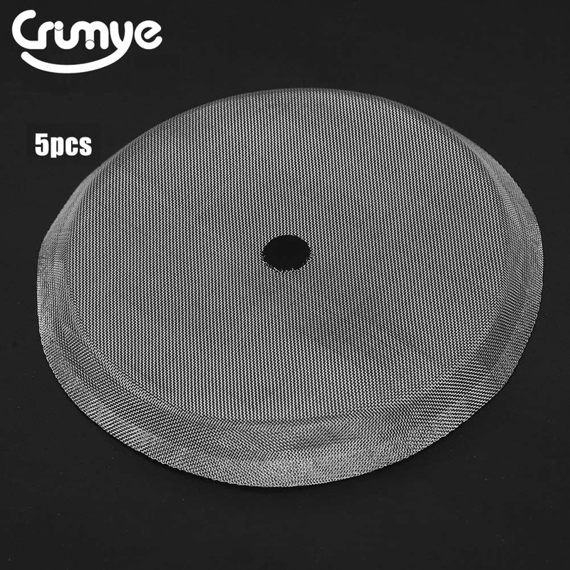 5-PIECE French Press Replacement Filters, 2.6 Inch Stainless Steel Mesh
