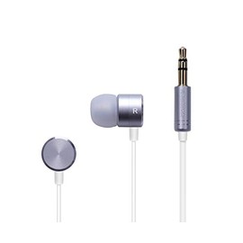 NAGAOKA P908SV Wired Earbuds for High Resolution Sound Sources, Silver