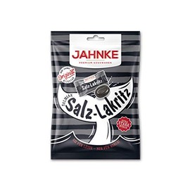Jahnke Salmiak-salt Licorice / Salmiak-Salz-Lakritz 125 g - 4.41 oz
