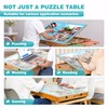 BittPicc Jigsaw Puzzle Table with 4 Drawers, 1500pcs Portable Puzzle