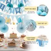 Meowoo Birthday Party Decorations, Blue Birthday Decoration Set - Happy