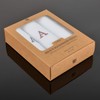 Boxed 3 pc. Initial Cotton Handkerchiefs, INITIAL A