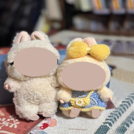 ukfisy Cute Doll Clothes,Handcrafted Crochet Clothes for 15Cm-17Cm Plush Doll,Doll Outfit Doll Accessories Gifts For Girls Boys