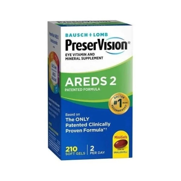 Bausch Lomb Preservision Areds2 210 Unidades Suplemento De Vitaminas Para