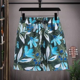 Men's Beachwear Board Shorts Rash Guard Swim Trunks Beach Shorts TK86 L/Blue 5ea