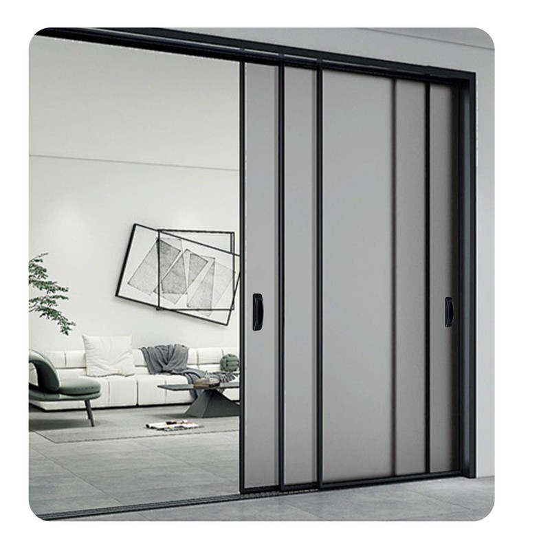 Septe 4PCS Adhesive Cabinet Handles (Black)