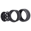 Hobbypark 4PCS OD 2.51"(64mm) RC Tires & Wheels Rims Sets