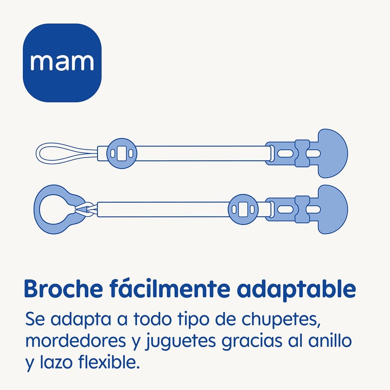 MAM Clip It! & Cover Pacifier Brooch & Pacifier Cover