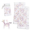 Lulujo Lulujo - Security Blankets Muslin Cotton - Modern Unicorn