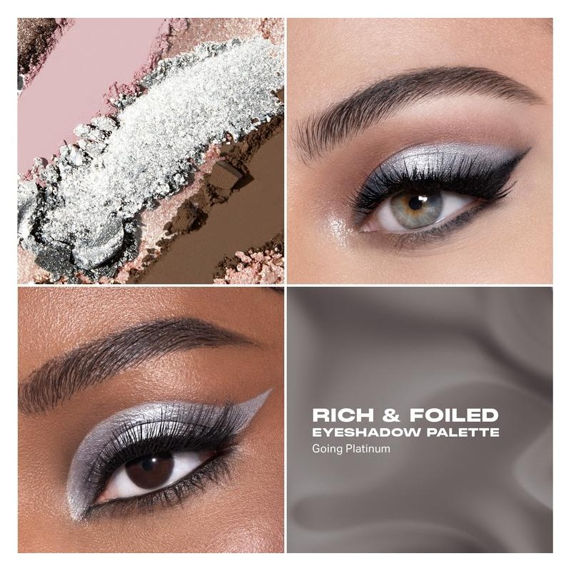 Morphe Rich & Foiled Artistry Palette, Eye Shadow Palette -