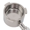 51mm Bottomless Portafilter 3 Ear Stainless Steel Wood Handle Detachable