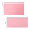 50 packs #10 Business envelopes, pink envelopes, self-sealing standard envelopes,
