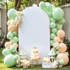 7.2FT White Arch Backdrop Cover, Spandex Fitted Wedding Arch Stand