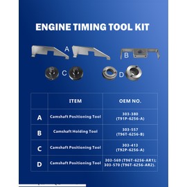 VEHIRETL Engine Timing Tool Kit for Ford 4.6L 5.4L V8 & 6.8L V10 1992-2004
