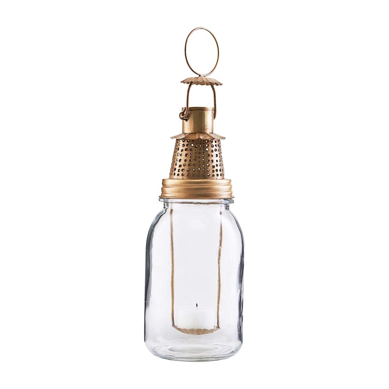 House Doctor, Fhia Lantern Antique Brass Height 25 cm Diameter