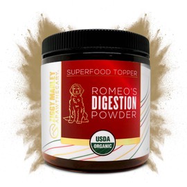 ZMA Pets Ziggy Marley's USDA Organic Digestion Powder for Dogs & Cats - Bone Broth, Pumpkin, & 5 Gut Healthy Herbs - Pet Gut Health, 90 Grams