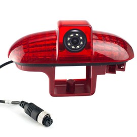 HD Auto Rückansicht Kamera Bremsleuchte Rückfahrsystem im 3.Bremslicht mit Rückfahrkamera Ersatz für Opel Vivaro surf Concept/Life/Combo/Vauxhall/Renault Trafic/FIAT Talento/Primastar Van