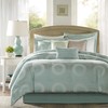 Madison Park MP10-350 Baxter Comforter Set, Cal King, Blue