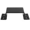 heneng 4 Pcs Black Closed Bar Holder for Door Barricade,