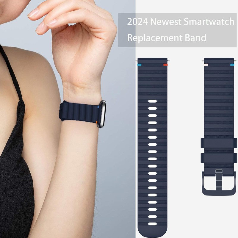 Lamshaw Compatible for Shock Clock 3 Bands, New Silicone Woven