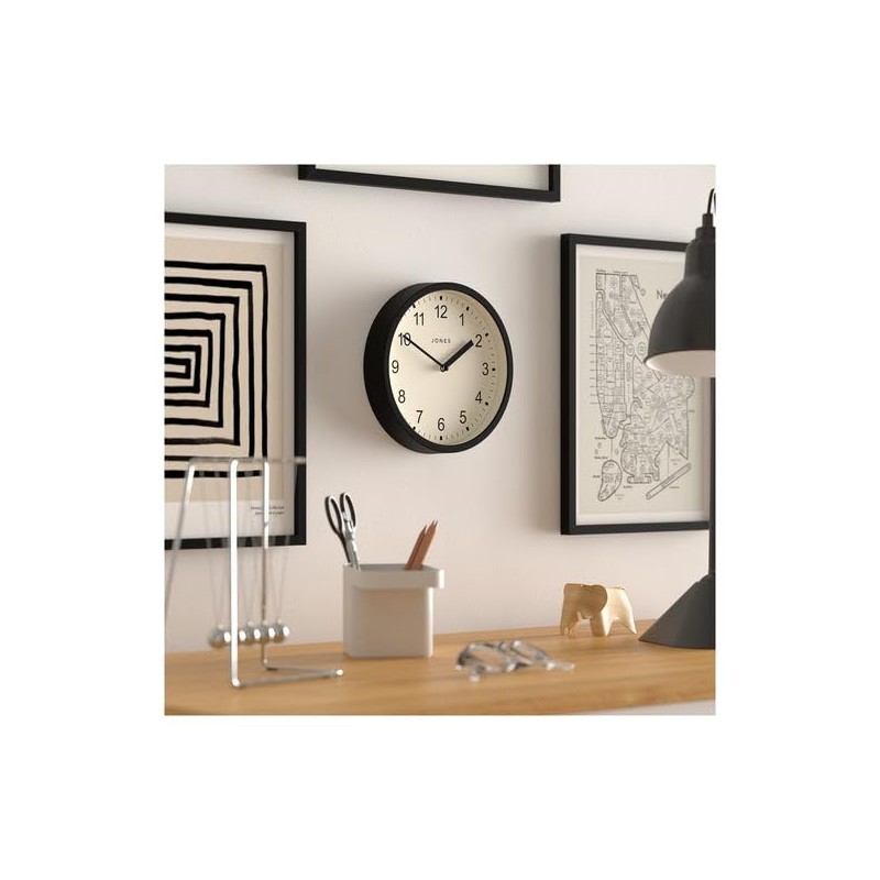 Jones Clocks® The Spin - Small Wall Clock - Modern