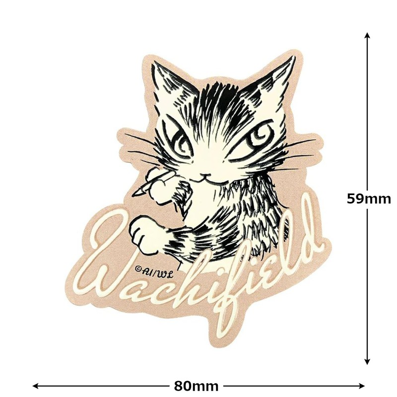 Deyan Cat Glow in the Dark Sticker Graffiti