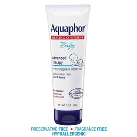 Aquaphor Baby Healing Ointment Advanced Therapy 7 Ounce Tube (207ml) (3 Pack)