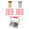 KS Tools 9700630 Assortment of Threaded Rivets, Steel/Aluminium
