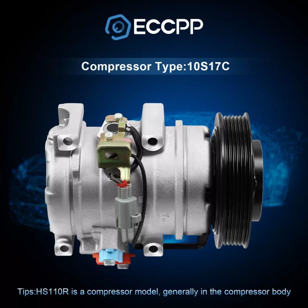 ECCPP A/C Compressor For Lexus ES300 RX300 For Toyota Camry