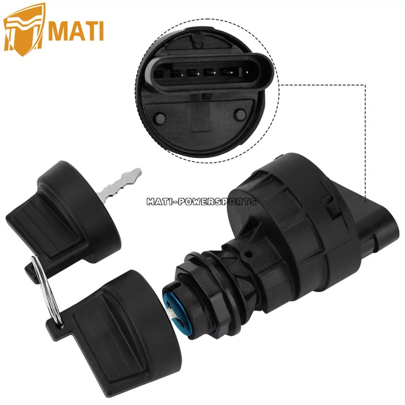 M MATI Ignition Key Switch 4 Position Sealed for Polaris