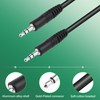 Aprelco 6ft Black Premium 3.5mm 1/8" Stereo Audio Aux Lead