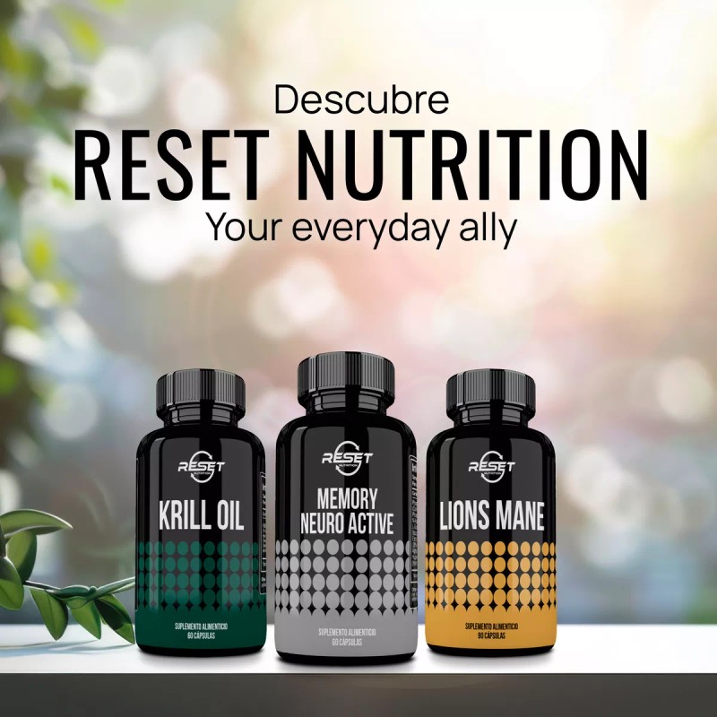Reset Nutrition Memory Neuro Active Mind Matrix 60 Cápsulas Suplemento