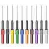 Cleqee 0.7mm Flexible Test Probes 10 Pcs Bendable PVC Needle