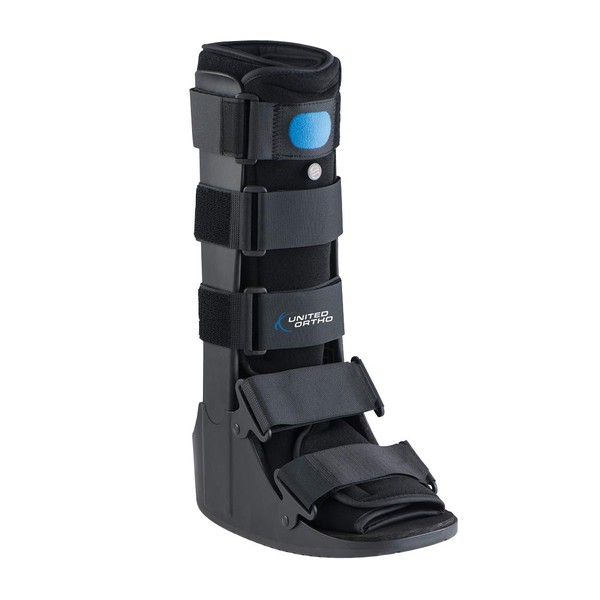 United Ortho Air Cam Walker Fracture Boot, Extra Large, Black