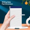 Notepad A7 Note Pads, 8 Pack Small White Notepad, A7